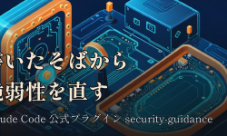 Featured image of post security-guidance：書いたそばから脆弱性を直すClaude Code公式プラグイン、3層構造の中身を読む