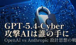 Featured image of post GPT-5.4-Cyber が問う「誰が攻撃AIを使えるか」という設計思想